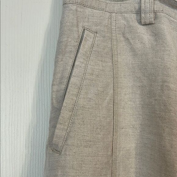 CUBAVERA Size 34 Men's Tan Cargo Shorts Linen Neutral Lightweight Relaxed Fit - Picture 3 of 8